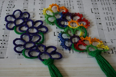 Long Flower Bookmark