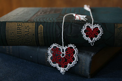 Large Heart Bookmark and Basic Heart Bookmark
